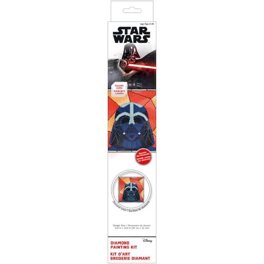 Camelot® Dots Darth Vader Stained Glass Diamond Painting Kit